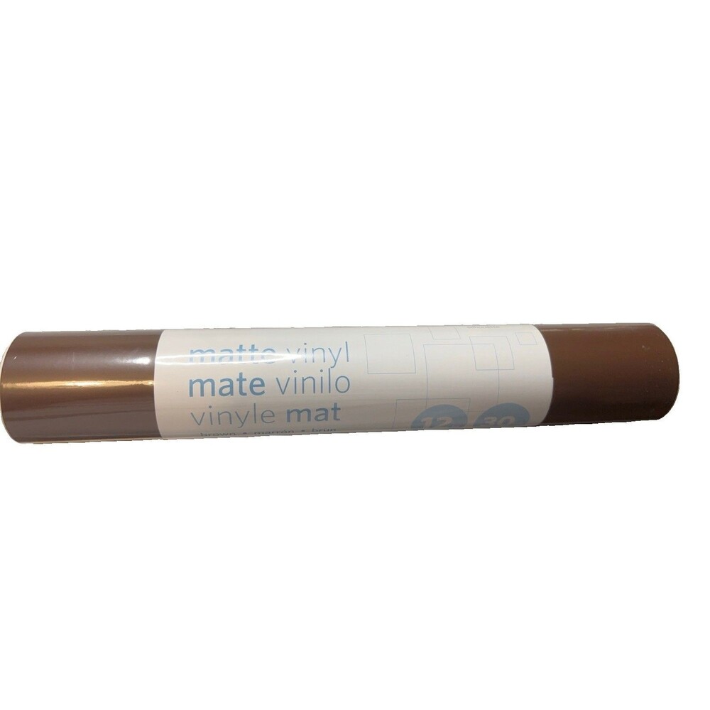 Silhouette Matte Brown Vinyl 12''X6' SEALED